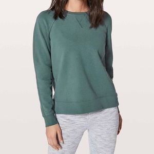Lululemon Just Pleat It Crew (graphite green, 4)